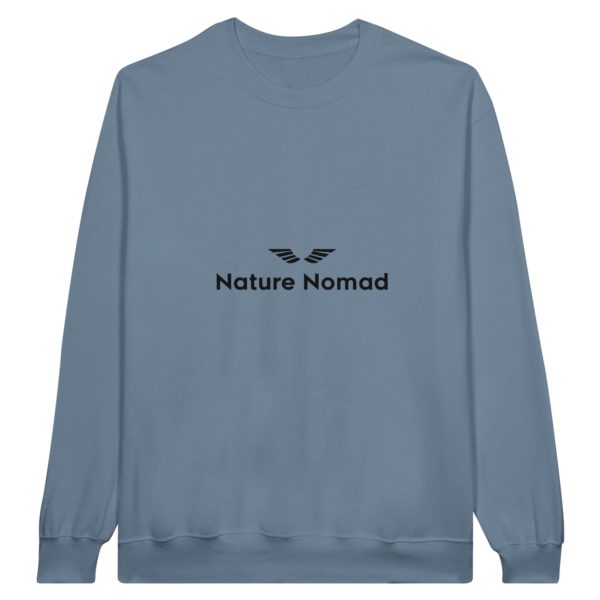 Cozy Midweight Fleece Crewneck Sweatshirt Stone Blue
