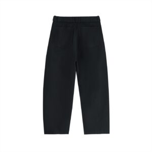 Belted Barrel-leg Chino Pants