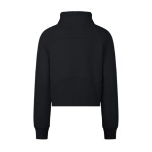 Cropped Half-Zip Sweatshirt