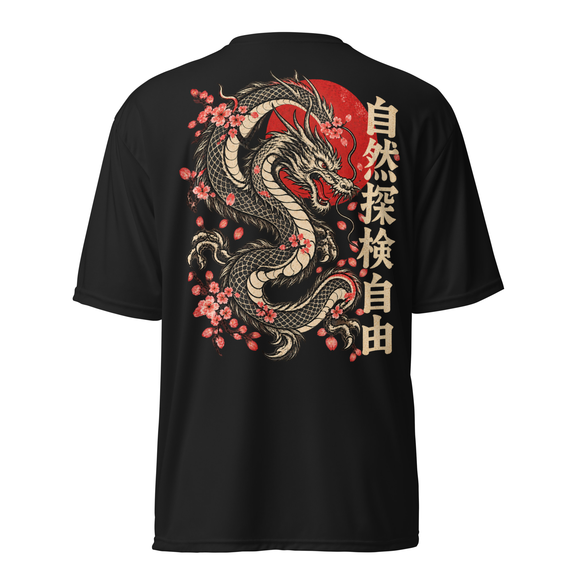 Unisex performance crew neck t shirt black back 6ac558d6dbc21.jpg